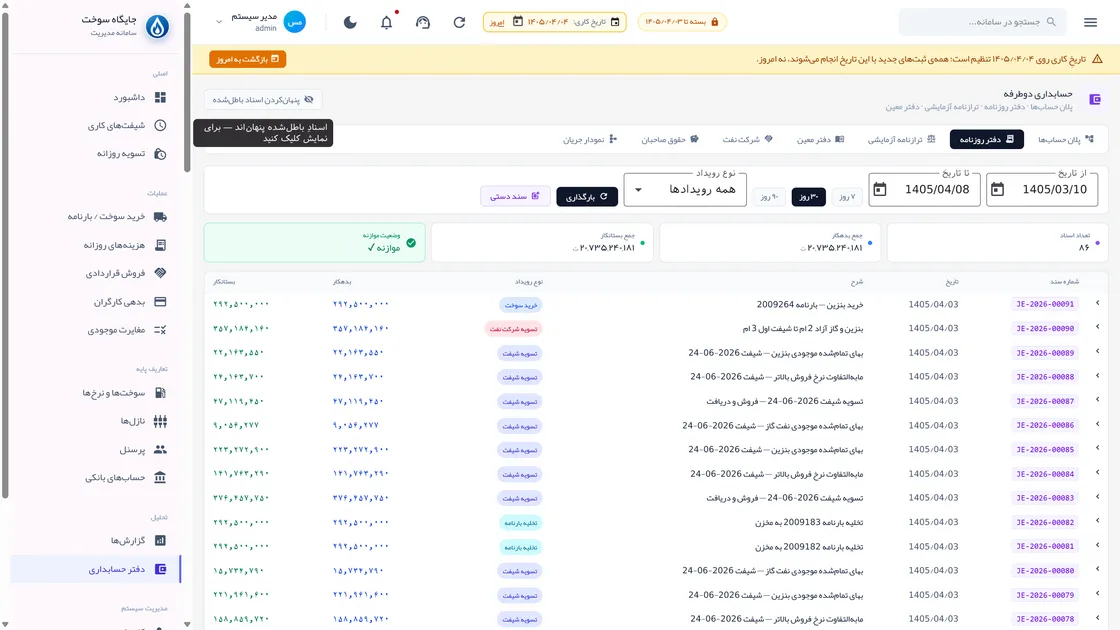نمای دسکتاپ دفتر روزنامه